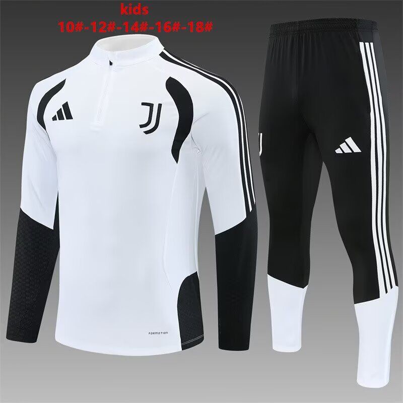 Kids Juventus 26/27 Tracksuit - White/Black
